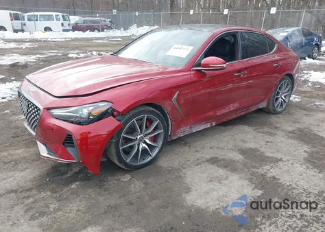2021 Genesis G70 3.3T Awd из США, поврежденный, VIN KMTG34LE6MU076701